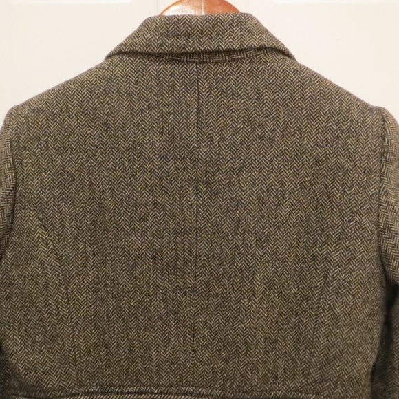 Vintage DKNY Donna Karan Women's Tweed Coat Wool overcoat - Picture 6 of 8